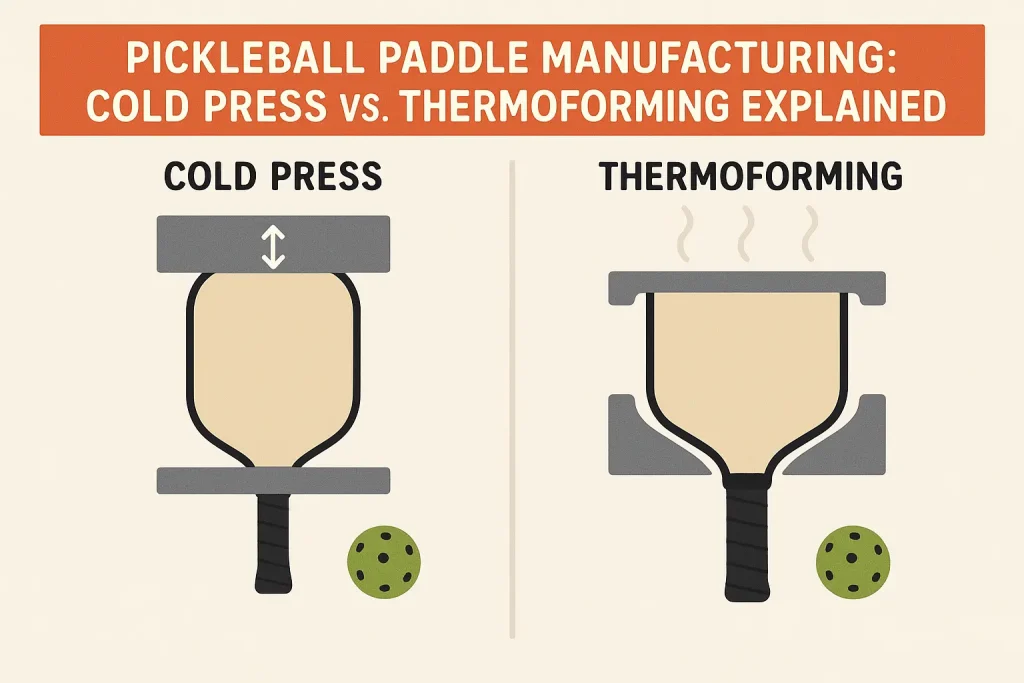 thermoformed vs non thermoformed pickleball paddles
